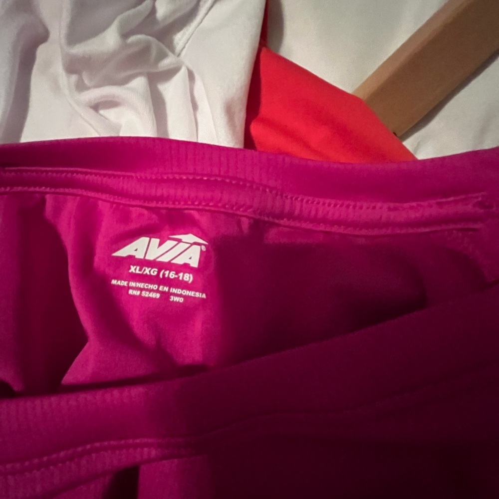 Avia Women's Bright Fuchsia Short Sleeve Tee Size XL - Picture 4 of 5